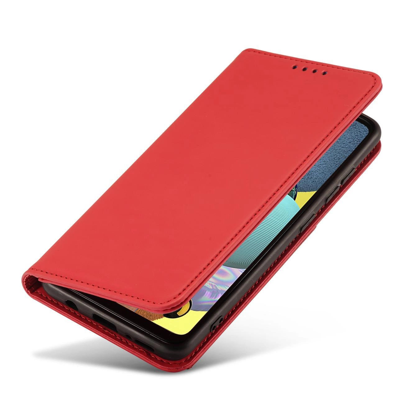 Magnet Card Case Case for Samsung Galaxy A13 5G Pouch Wallet Card Holder Red_7