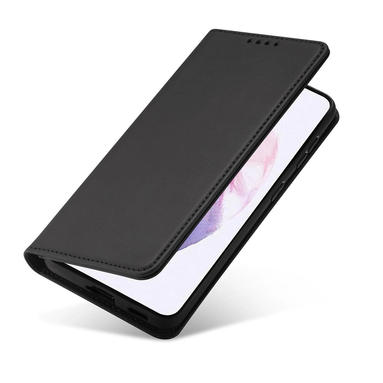 Magnet Card Case for Samsung Galaxy S22 + (S22 Plus) Pouch Wallet Card Holder Black_3