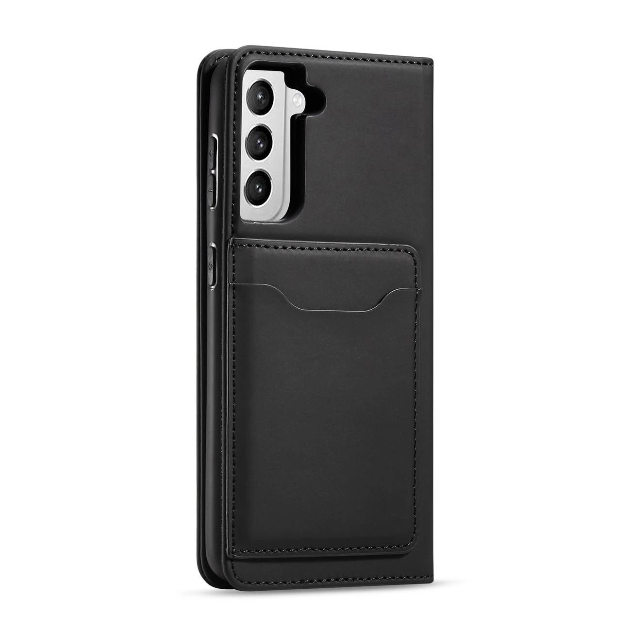 Magnet Card Case for Samsung Galaxy S22 + (S22 Plus) Pouch Wallet Card Holder Black_6