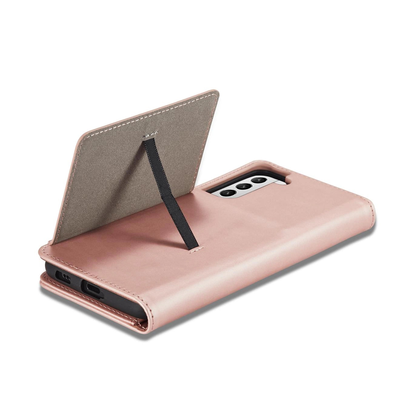 Magnet Card Case for Samsung Galaxy S22 + (S22 Plus) Pouch Wallet Card Holder Pink_9