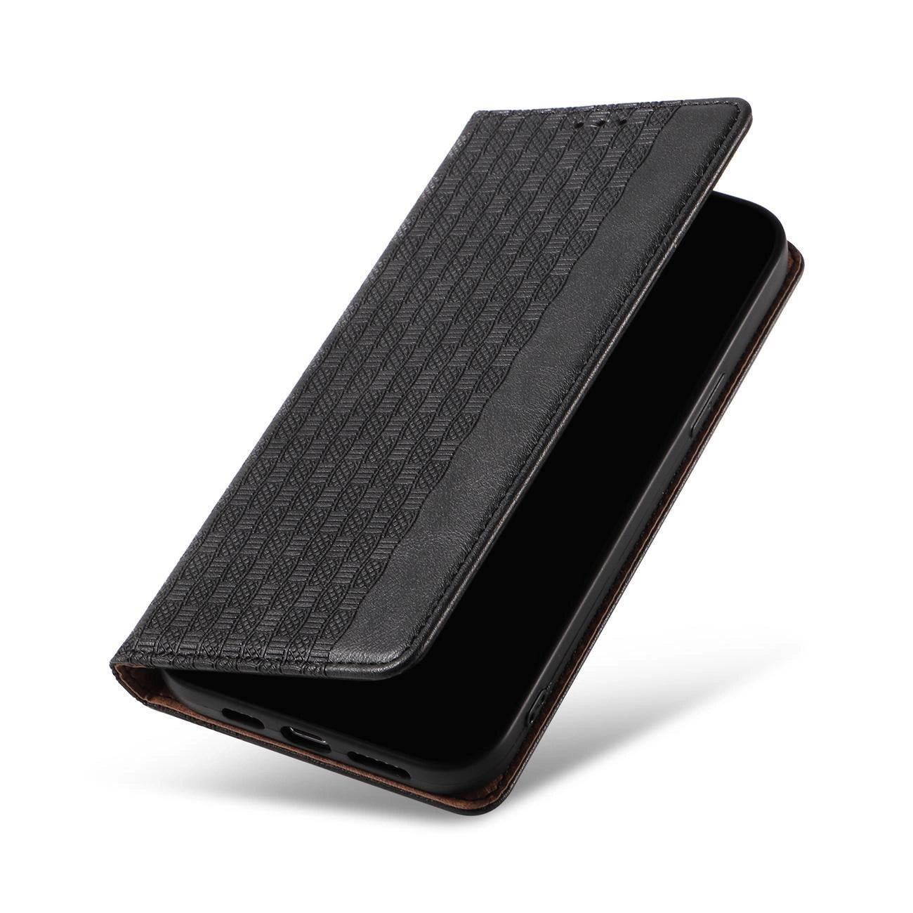 Magnet Strap Case Case for iPhone 13 Pro Pouch Wallet + Mini Lanyard Pendant Black_8