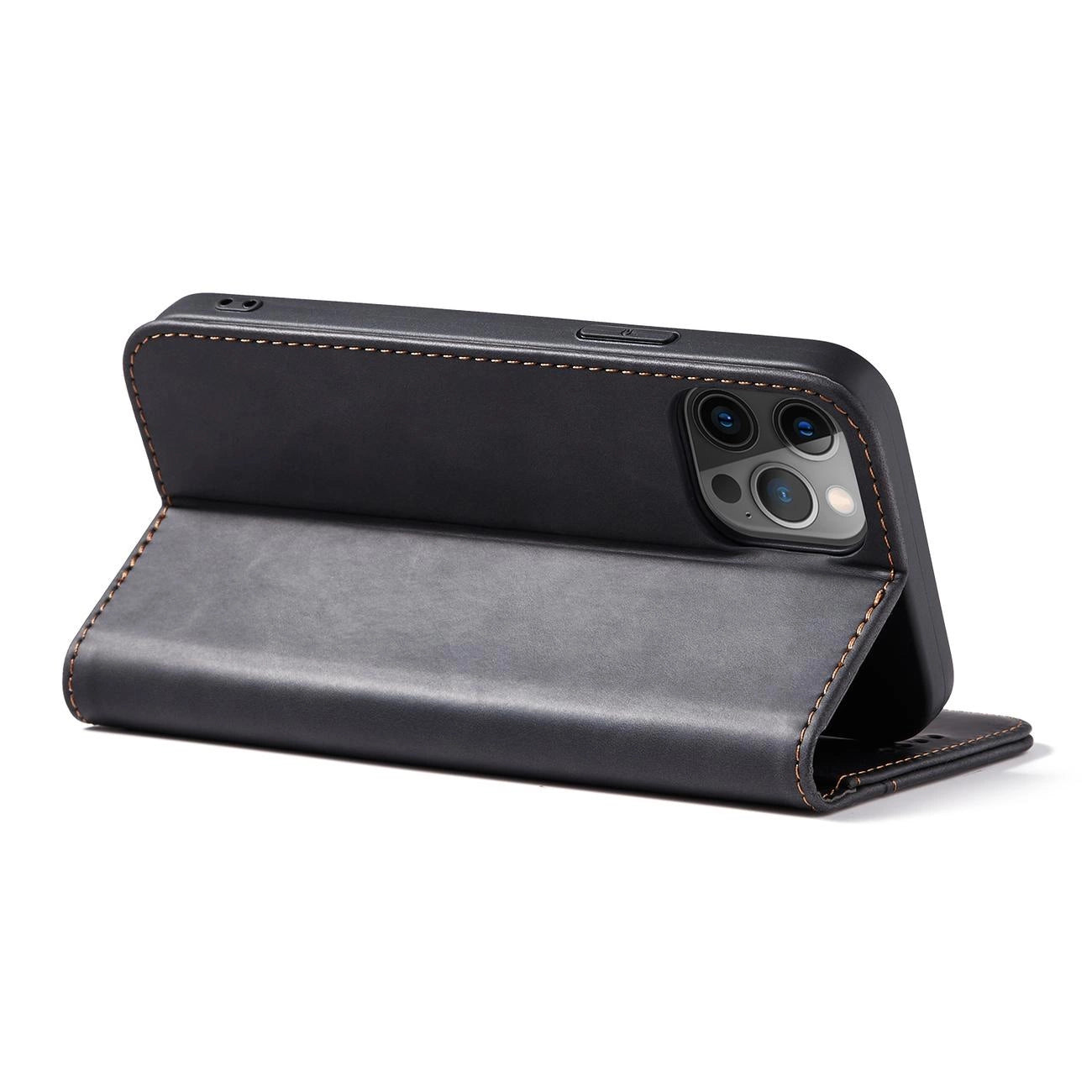 Magnet Fancy Case Case for iPhone 12 Pro Max Pouch Wallet Card Holder Black_6