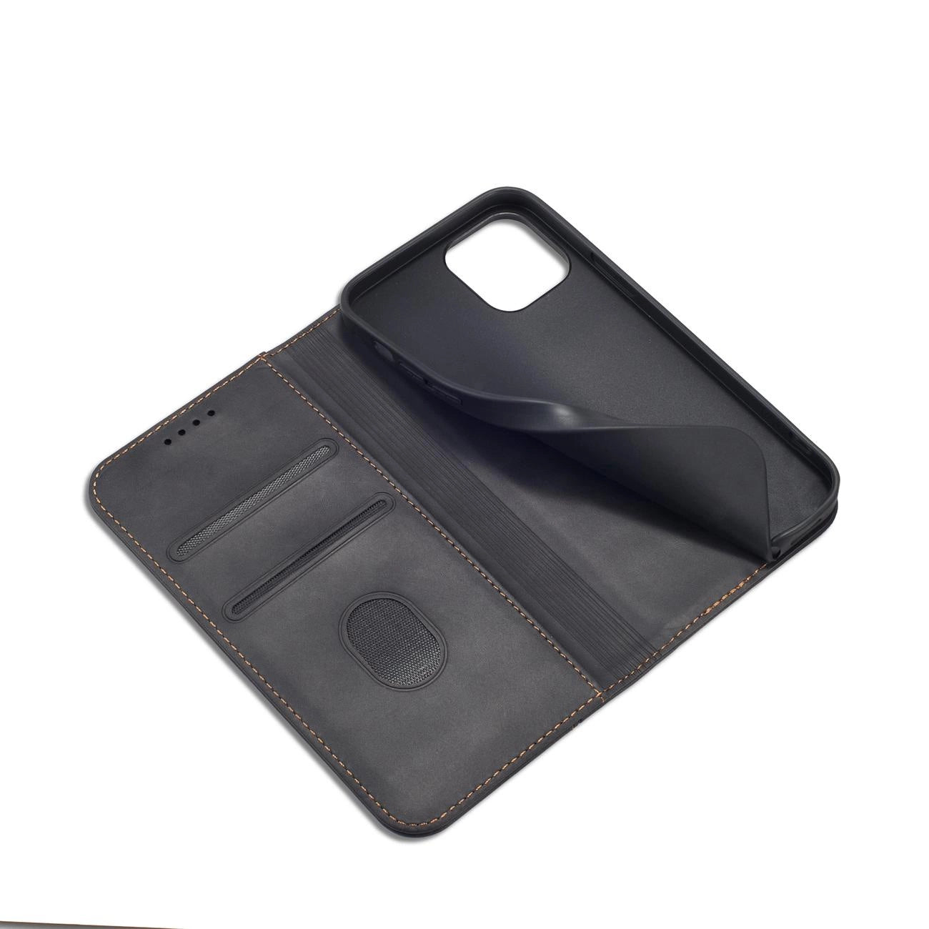 Magnet Fancy Case Case for iPhone 12 Pro Max Pouch Wallet Card Holder Black_7