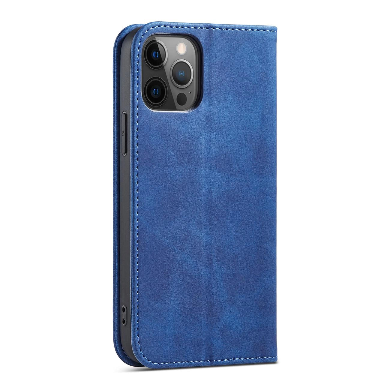 Magnet Fancy Case Case for iPhone 12 Pro Max Pouch Card Wallet Card Stand Blue_6