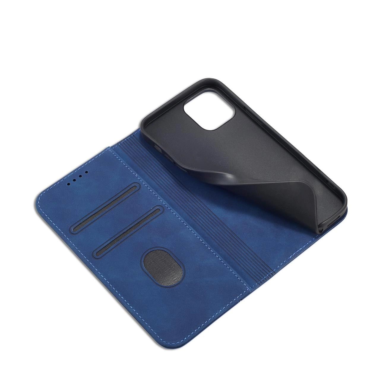 Magnet Fancy Case Case for iPhone 12 Pro Max Pouch Card Wallet Card Stand Blue_8