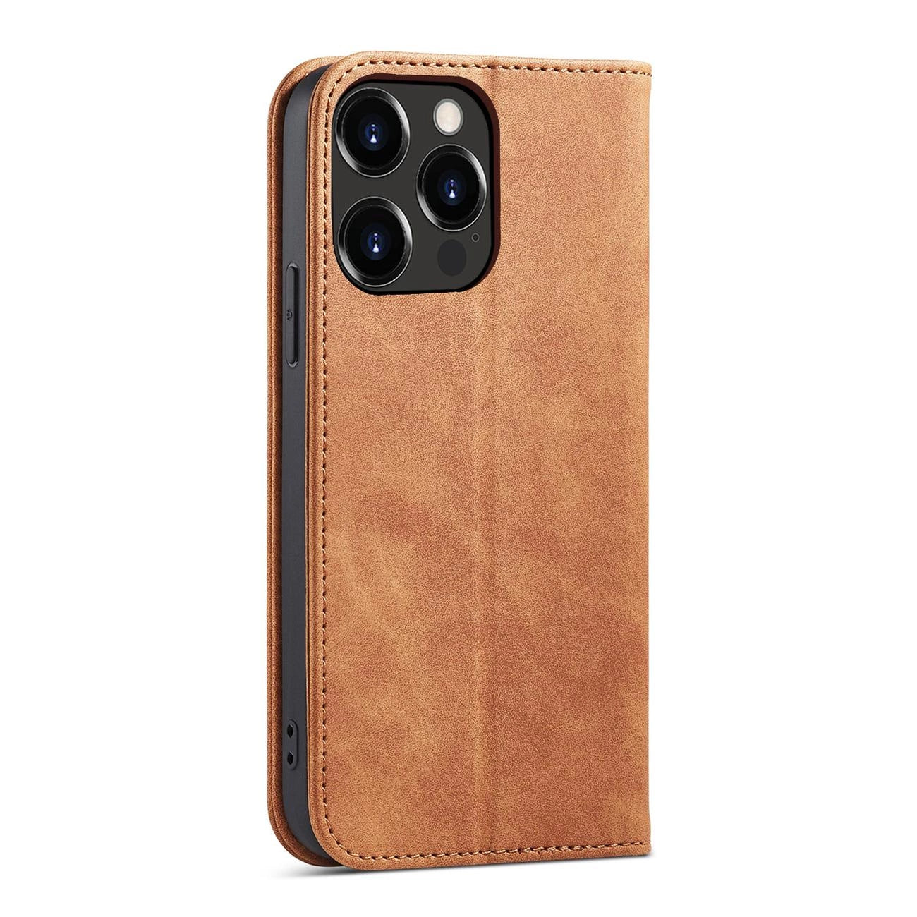 Magnet Fancy Case Case for iPhone 13 Pro Max Pouch Card Wallet Card Holder Brown_3
