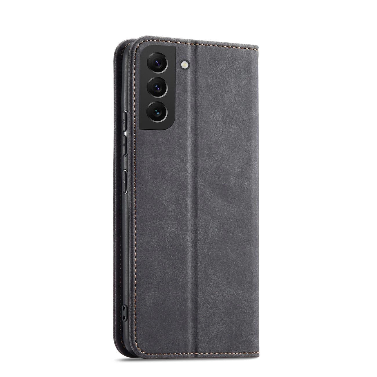 Magnet Fancy Case Case for Samsung Galaxy S22 + (S22 Plus) Pouch Wallet Card Holder Black_11