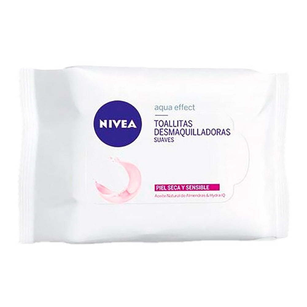 Toalhetes desmaquilhantes nivea 2 "pele seca e sensÃvel" 25 unid._0