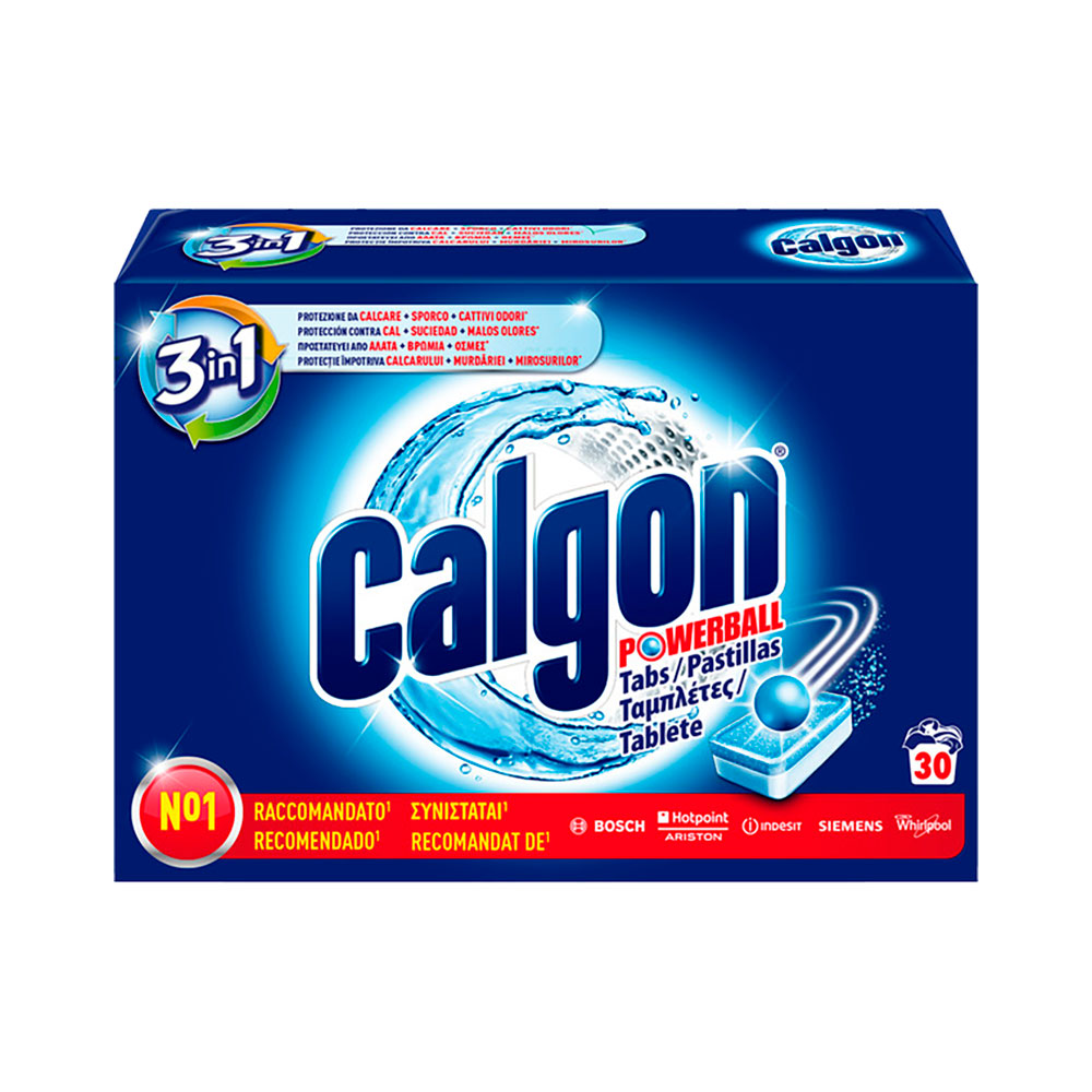 Pastilhas antical para máquina de lavar roupa 30 unid. calgon_0