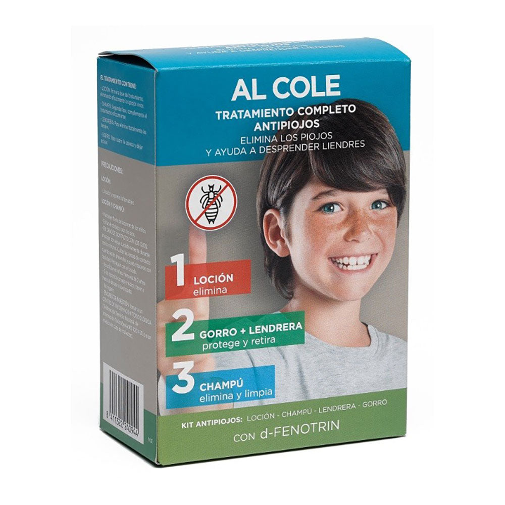 Kit de tratamento antipiolhos "Ã escola"_0