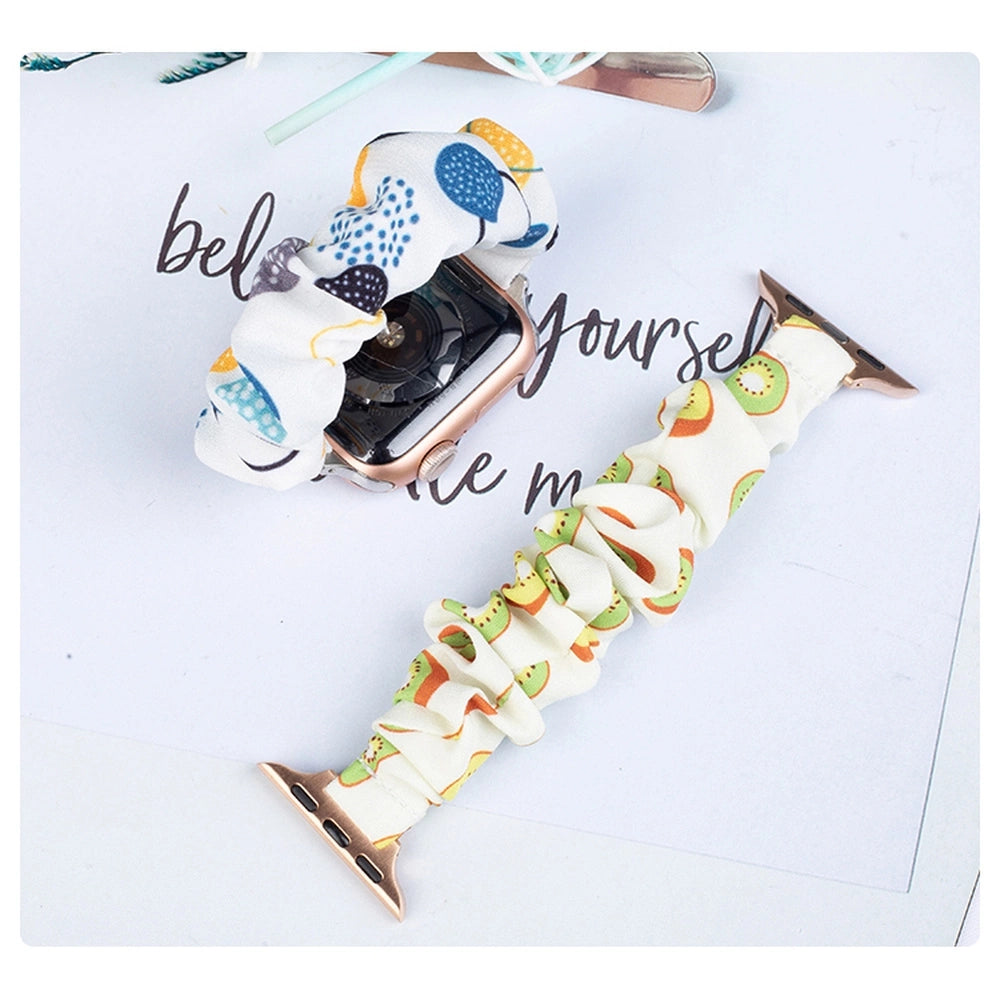 Cloth Watch 7 band 7/6/5/4/3/2 / SE (45/44 / 42mm) strap bracelet avocado elastic bracelet_2