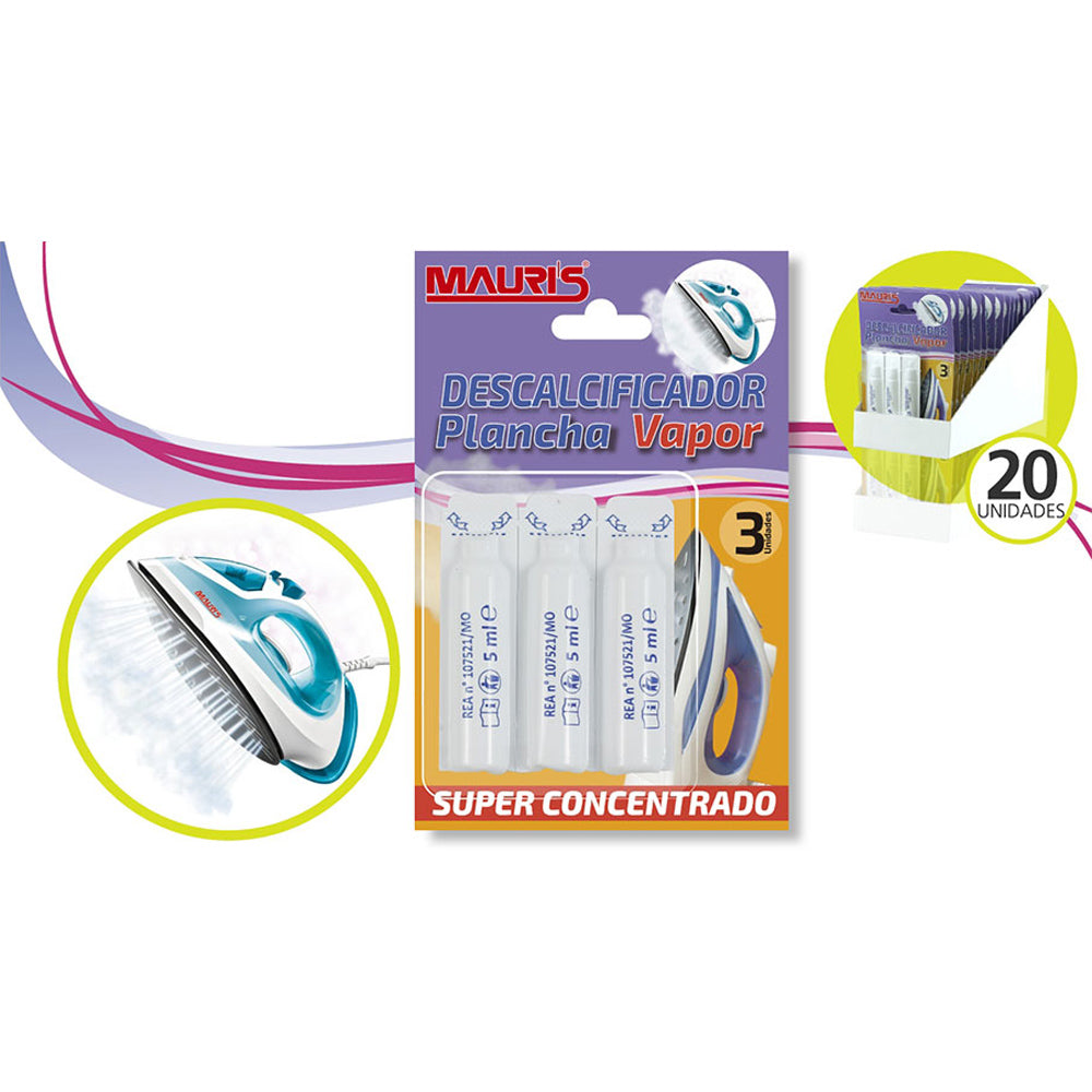 BlÃster 3 descalcificador para ferro de engomar 08151 mauris_0