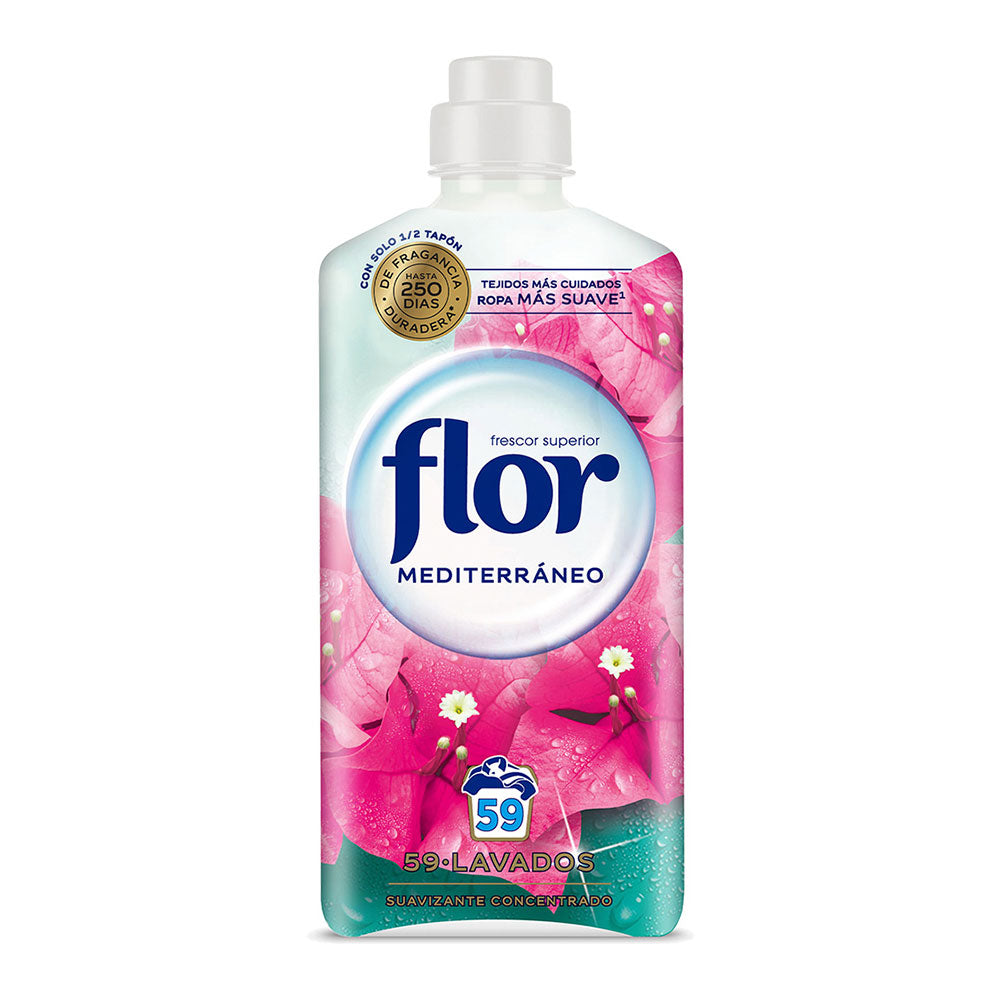 Amaciador fragrância mediterrânico 59 lavagens flor_0