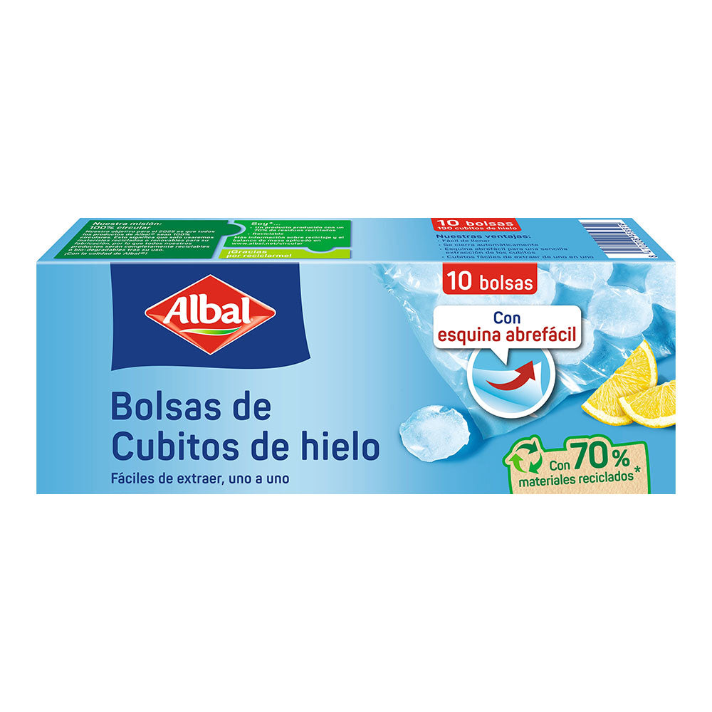 Sacos para fazer cubos gelo 10 unid. albal_0