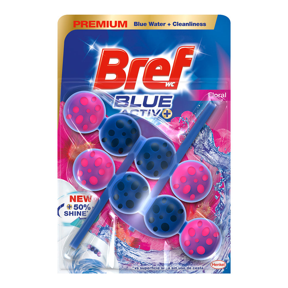 Wc bloco sanitário bref ativo água azul higiene 2+1_0