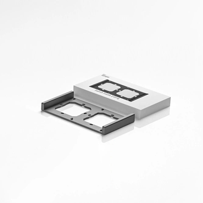 Frame for M5 80 smart wall switch 2-way double SONOFF M5-2C-80-F (dim gray)_3