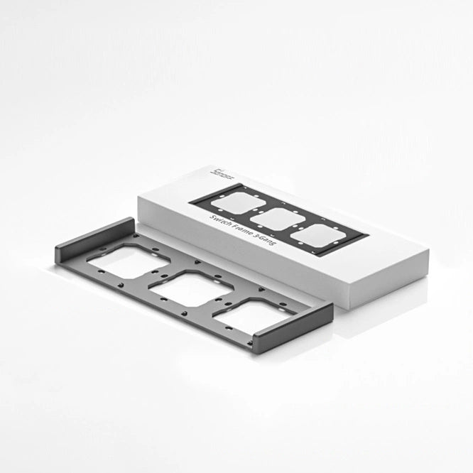 Frame for M5 80 smart wall switch 3-way triple SONOFF M5-3C-80-F (dim gray)_3
