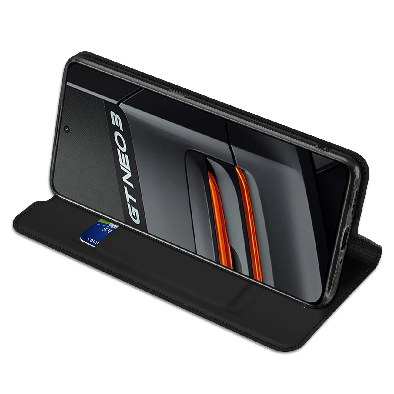 Dux Ducis Skin Pro Holster Case Cover with Flap Realme GT Neo 3 black_3