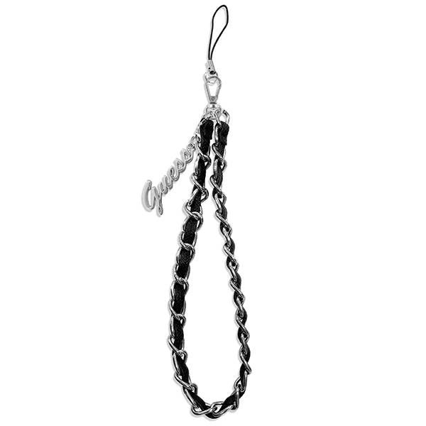 Guess GUSTSASSK Phone Strap black/black Chain Metal Logo Charm_0