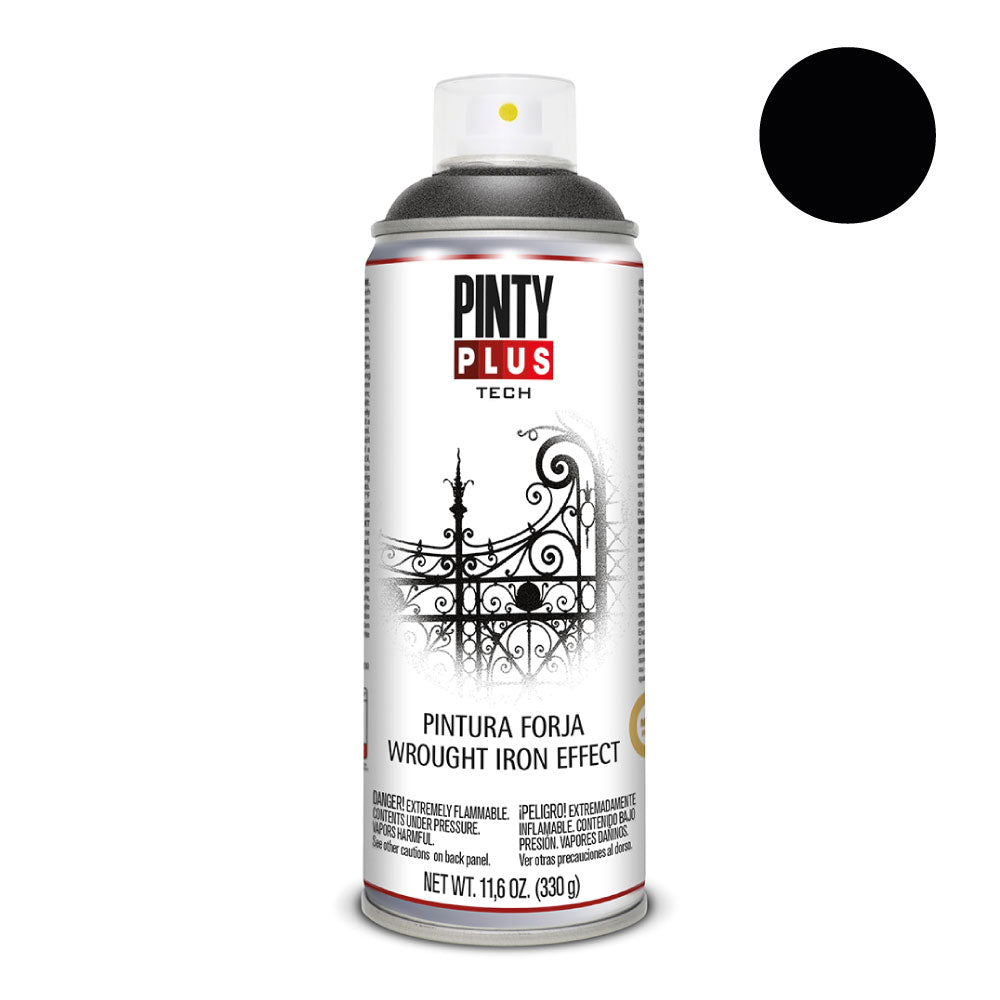 Tinta em spray pintyplus tech pintura forja 520cc preto fj104_0