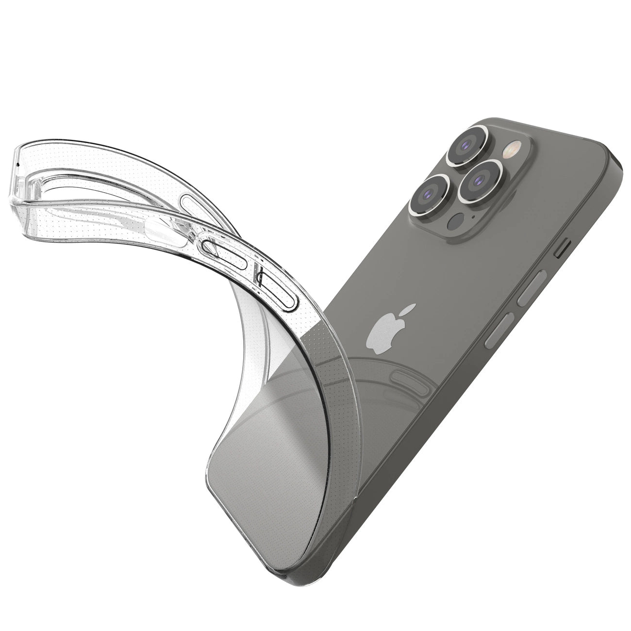 Ultra Clear 0.5mm iPhone 14 Pro cover gel transparent_7