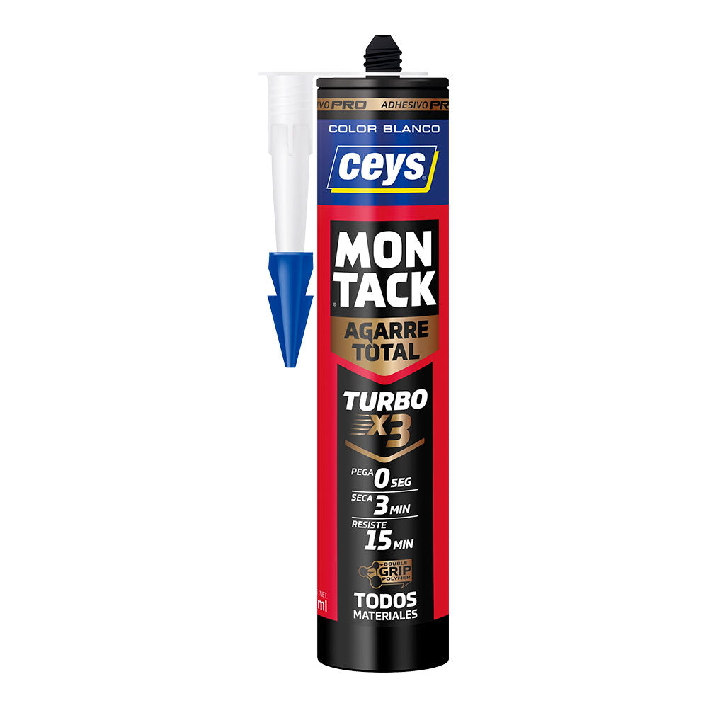 Adesivo de montagem montack turbo, branco 290ml_0