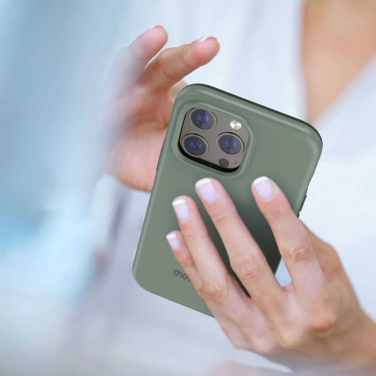 Choetech MFM Anti-drop Case Cover for iPhone 13 Pro Max green (PC0114-MFM-GN)_5