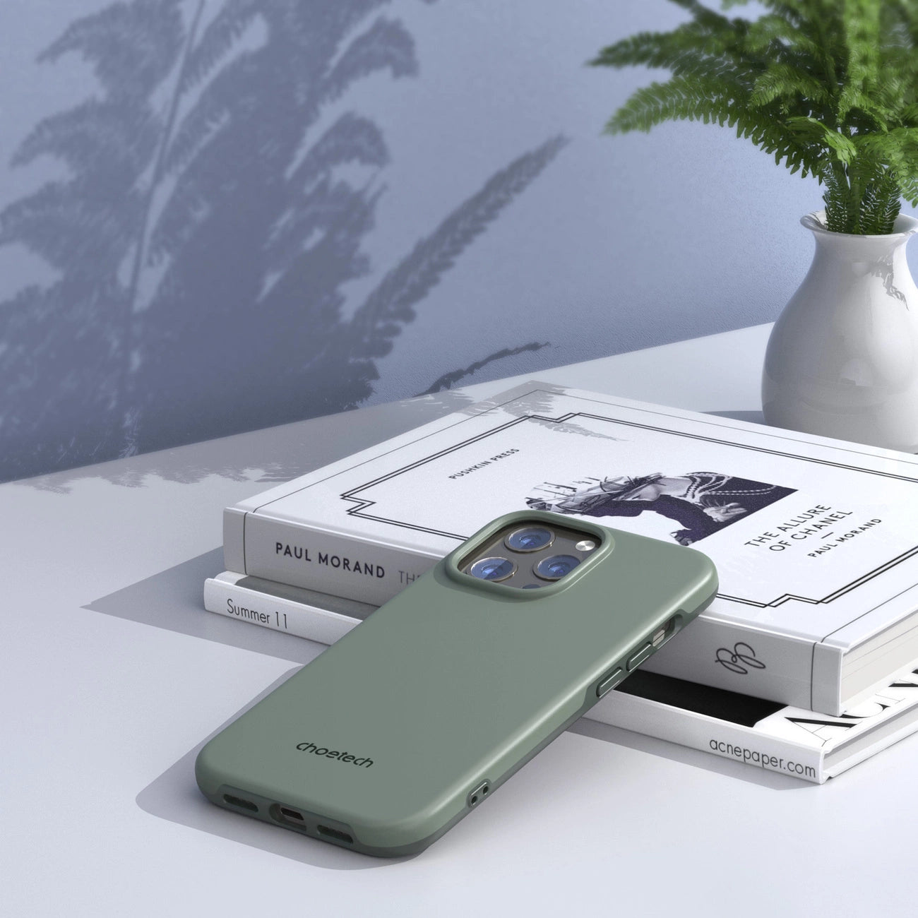 Choetech MFM Anti-drop Case Cover for iPhone 13 Pro Max green (PC0114-MFM-GN)_7