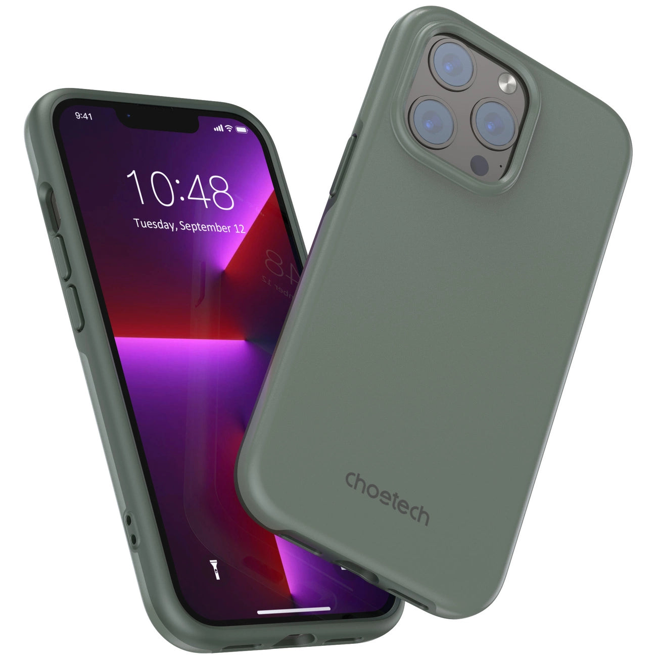 Choetech MFM Anti-drop Case Cover for iPhone 13 Pro Max green (PC0114-MFM-GN)_8