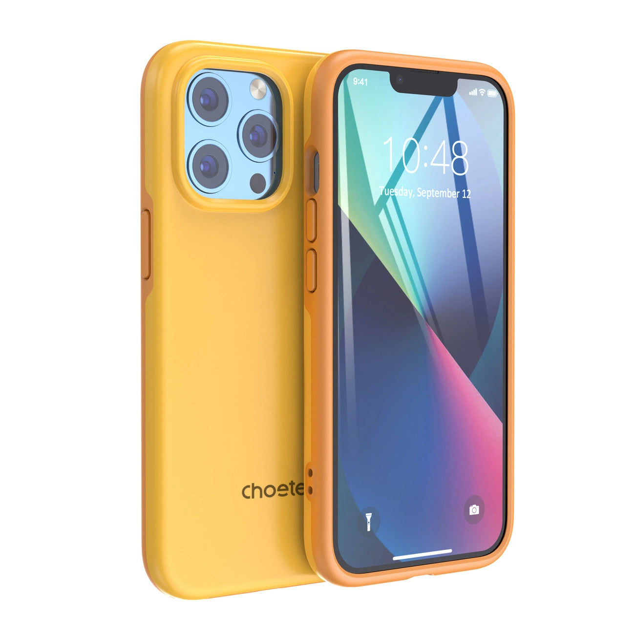Choetech MFM Anti-drop Case Cover for iPhone 13 Pro Max orange (PC0114-MFM-YE)_0