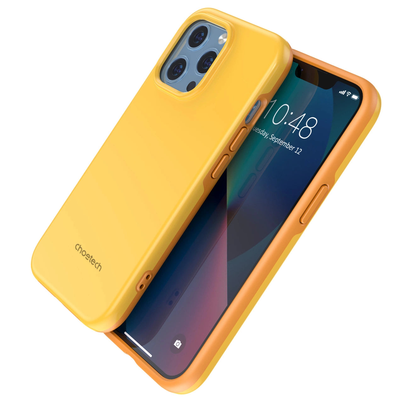 Choetech MFM Anti-drop Case Cover for iPhone 13 Pro Max orange (PC0114-MFM-YE)_4