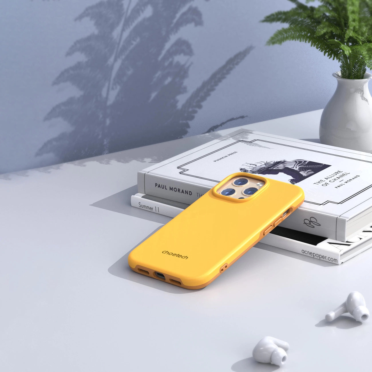 Choetech MFM Anti-drop Case Cover for iPhone 13 Pro Max orange (PC0114-MFM-YE)_8