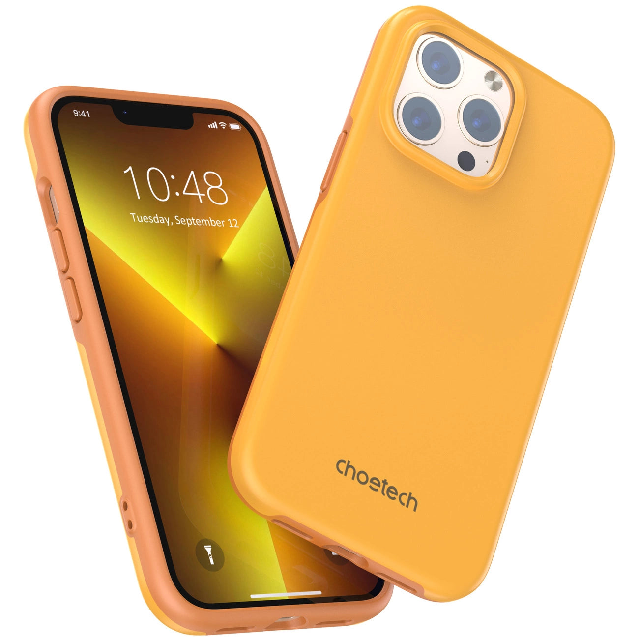 Choetech MFM Anti-drop Case Cover for iPhone 13 Pro Max orange (PC0114-MFM-YE)_1