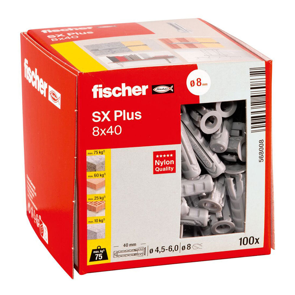 Bucha fischer sx plus ø8x40mm 100uds. n8 568008_0
