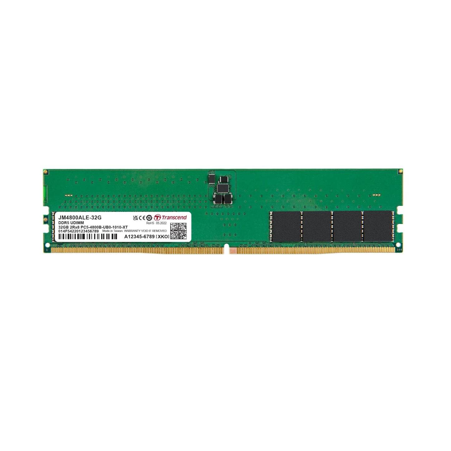 JM4800ALE-32G - DRAM DDR5 U-DIMM 4800MHz da 32GB, 2Rx8 2Gx8 CL40 1.1V_0