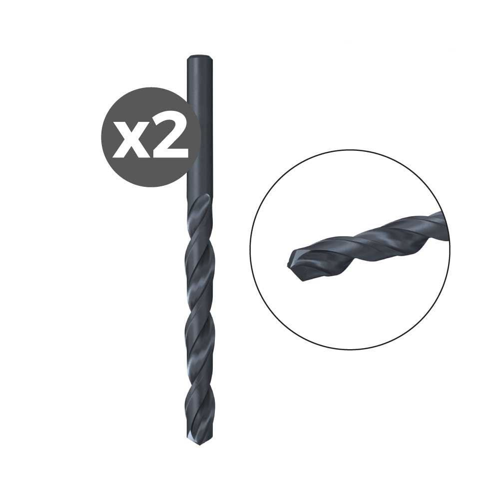 Pack 2 brocas para metal hss-r din338 1,5x18/40 / 2k 530404 fischer_0