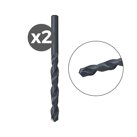 Pack 2 brocas para metal hss-r din338 2,0x24/49 / 2k 530405 fischer_0