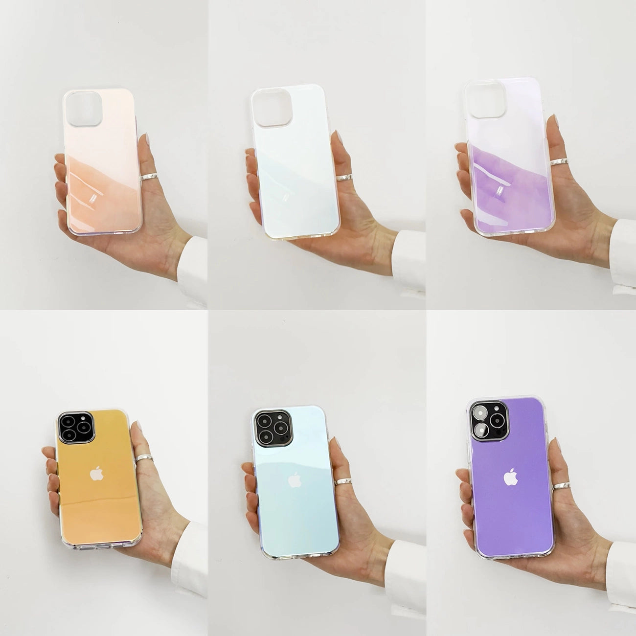 Aurora Case Case for iPhone 13 Pro Neon Gel Cover Gold_4