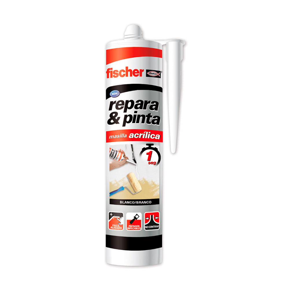 Massa para fissura reparar e pintar 553930 fischer_0