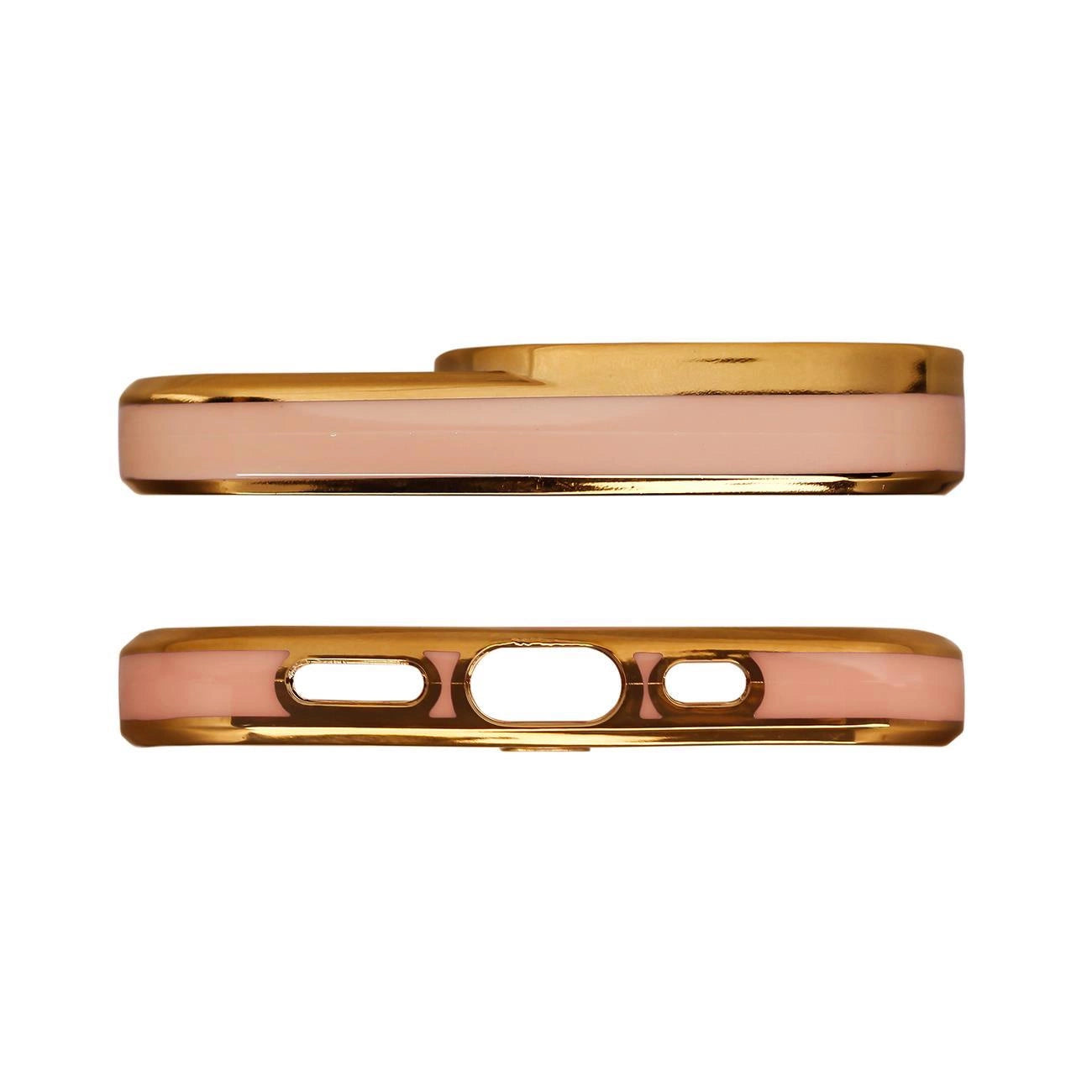 Fashion Case Case for Samsung Galaxy A12 5G Gold Frame Gel Cover Gold_1