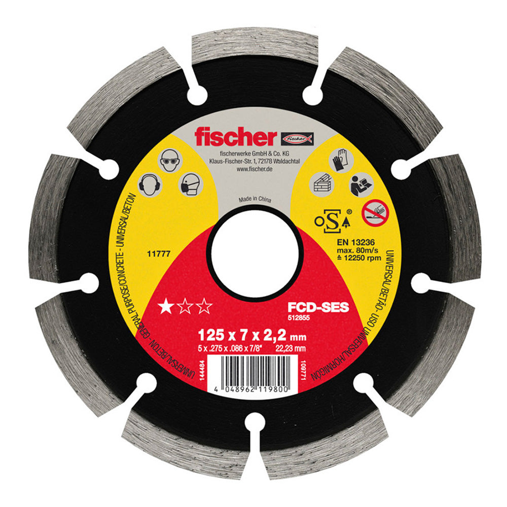 Disco de corte para cimento fcd-ses ø115x2.0x22.23 512853 fischer_0