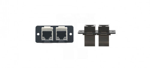 Kramer Electronics W4545(B) placa de pared y cubierta de interruptor Negro_0