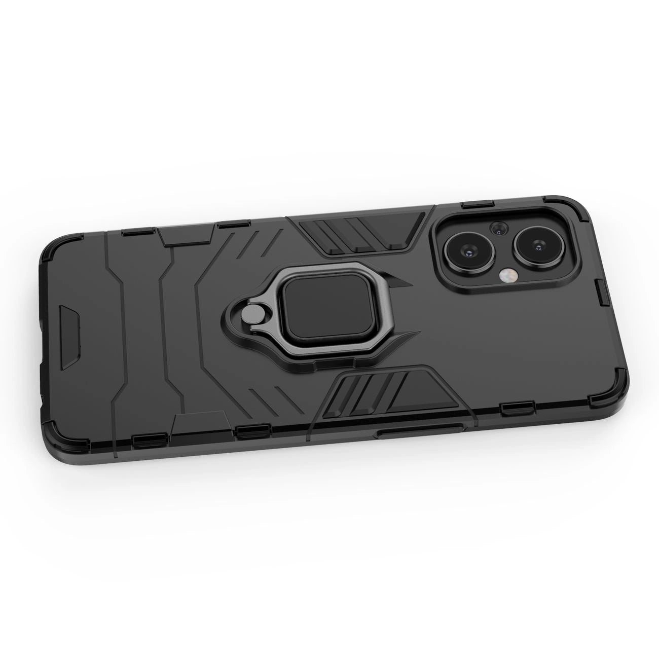 Ring Armor tough hybrid case cover + magnetic holder for OnePlus Nord N20 5G black_7