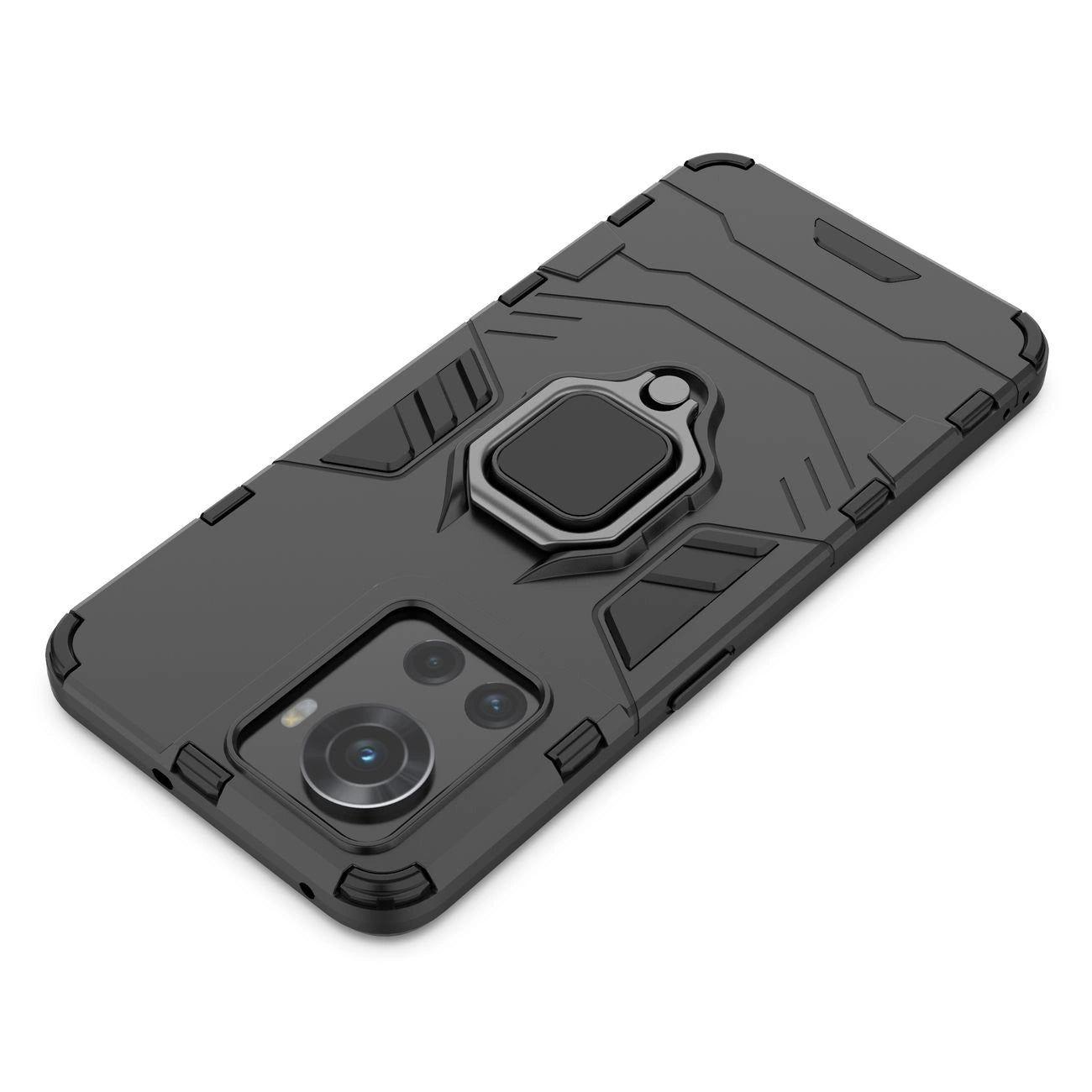 Ring Armor armored hybrid case cover + magnetic holder for OnePlus Ace black_10