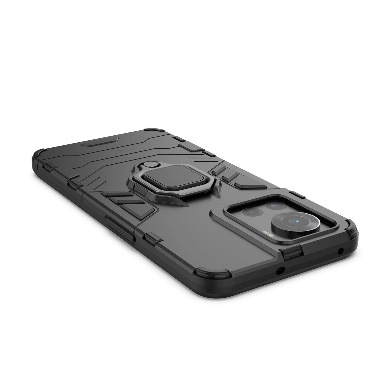 Ring Armor armored hybrid case cover + magnetic holder for OnePlus Ace black_16