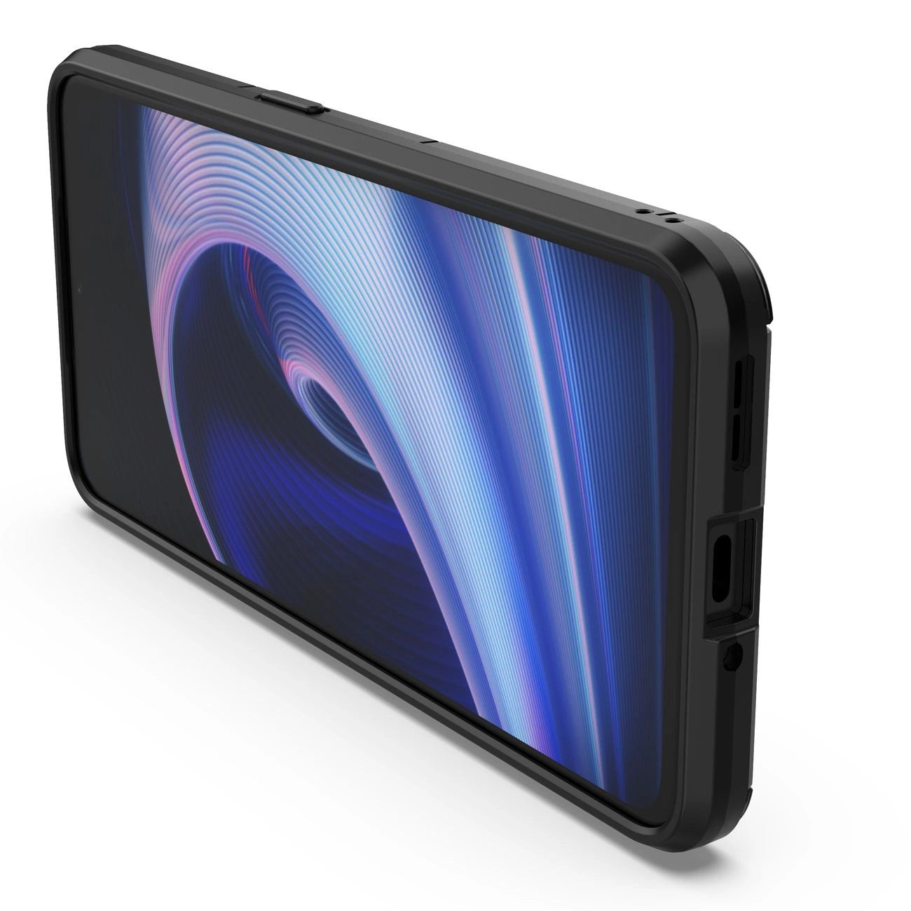 Ring Armor armored hybrid case cover + magnetic holder for OnePlus Ace black_8