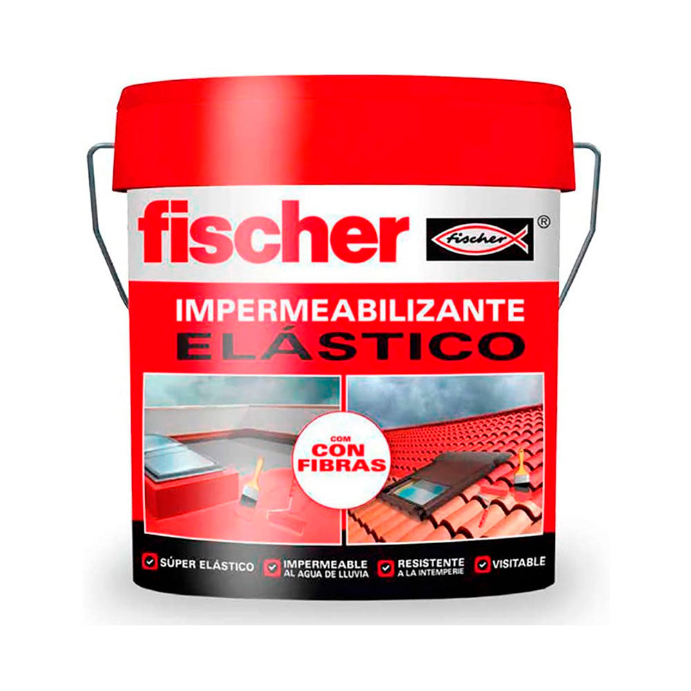 Impermeabilizante 15l vermelho com fibras 547152 fischer_0