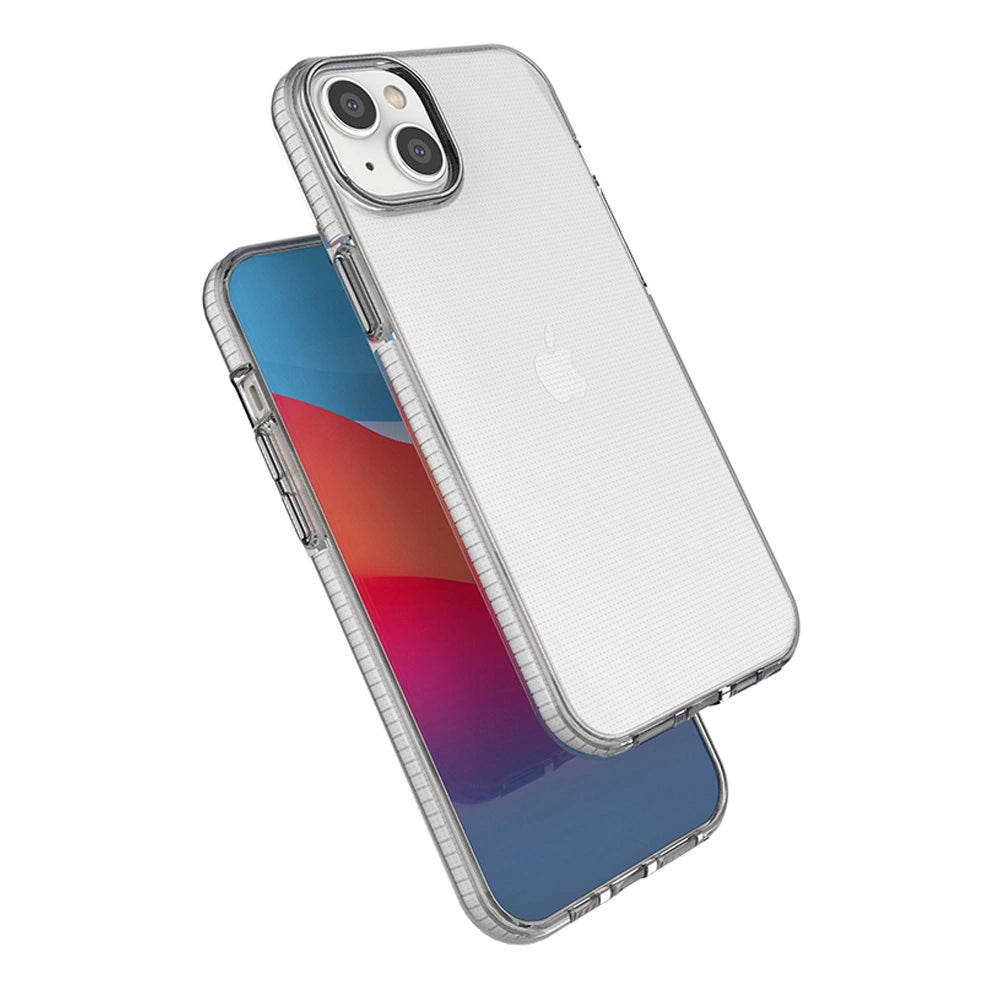 Spring Case case for iPhone 14 Plus silicone case with a frame black_3