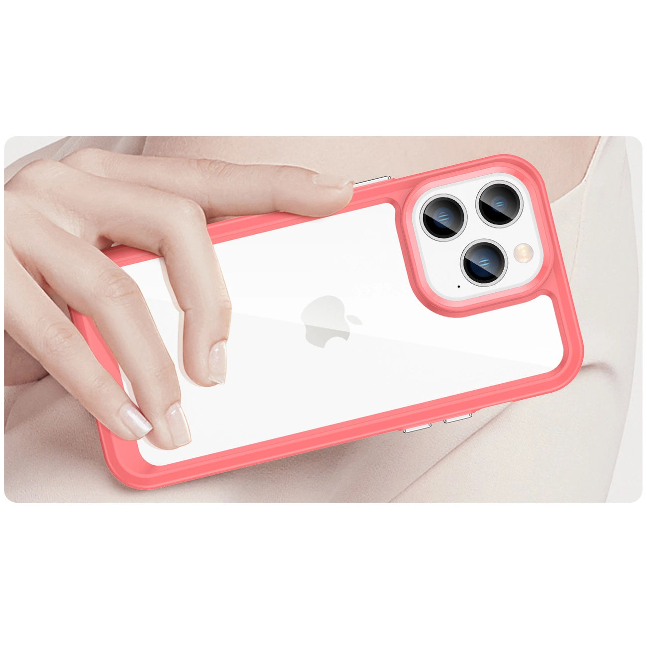 Outer Space Case iPhone 14 Pro hard cover with a gel frame red_3
