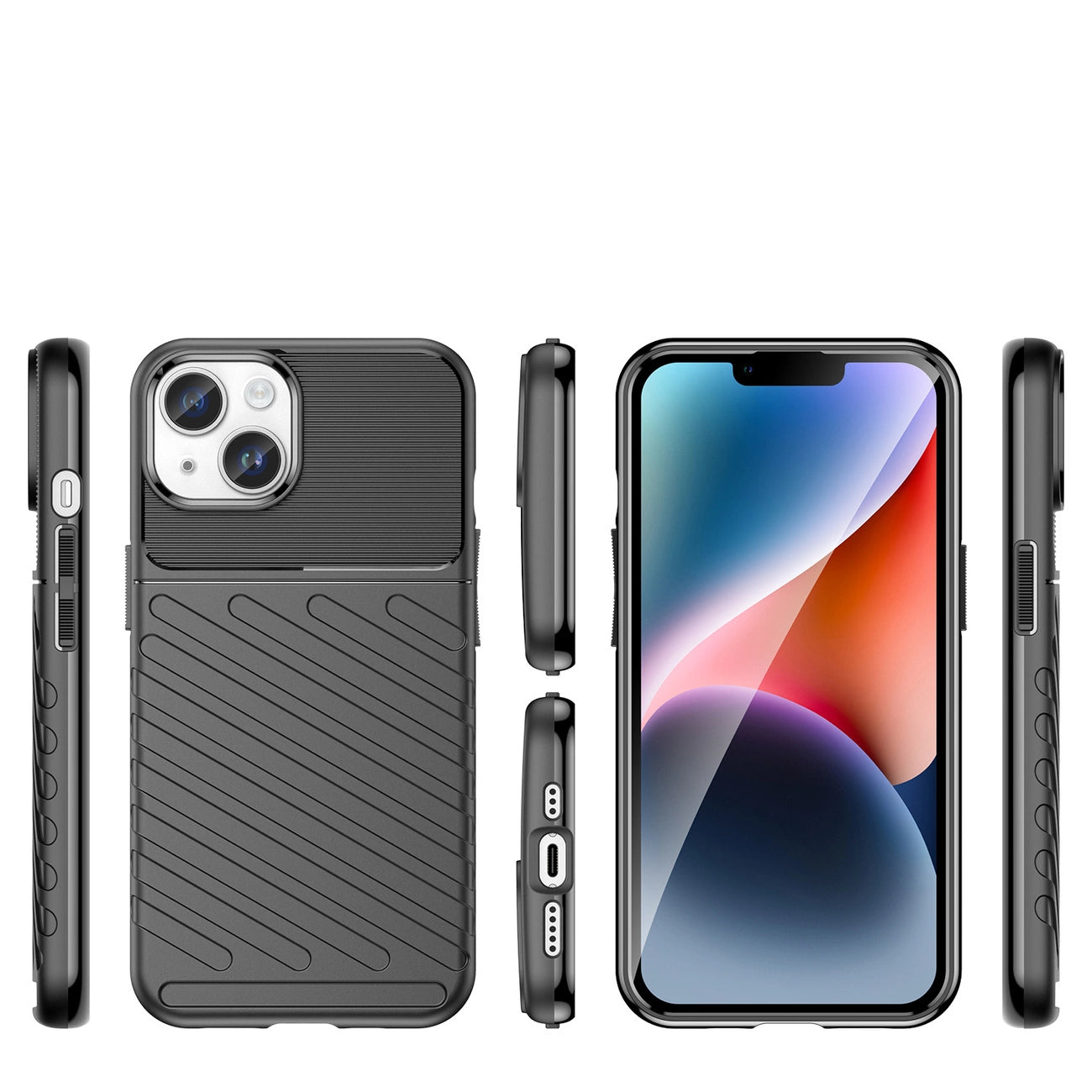 Thunder Case iPhone 14 Plus armored case black_1